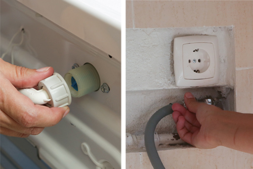 Para substituir a mangueira de admissão basta desenroscar o tubo e colocar o novo.